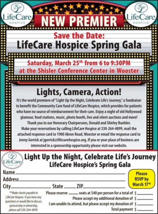 Light Up The Night Invitation 2017