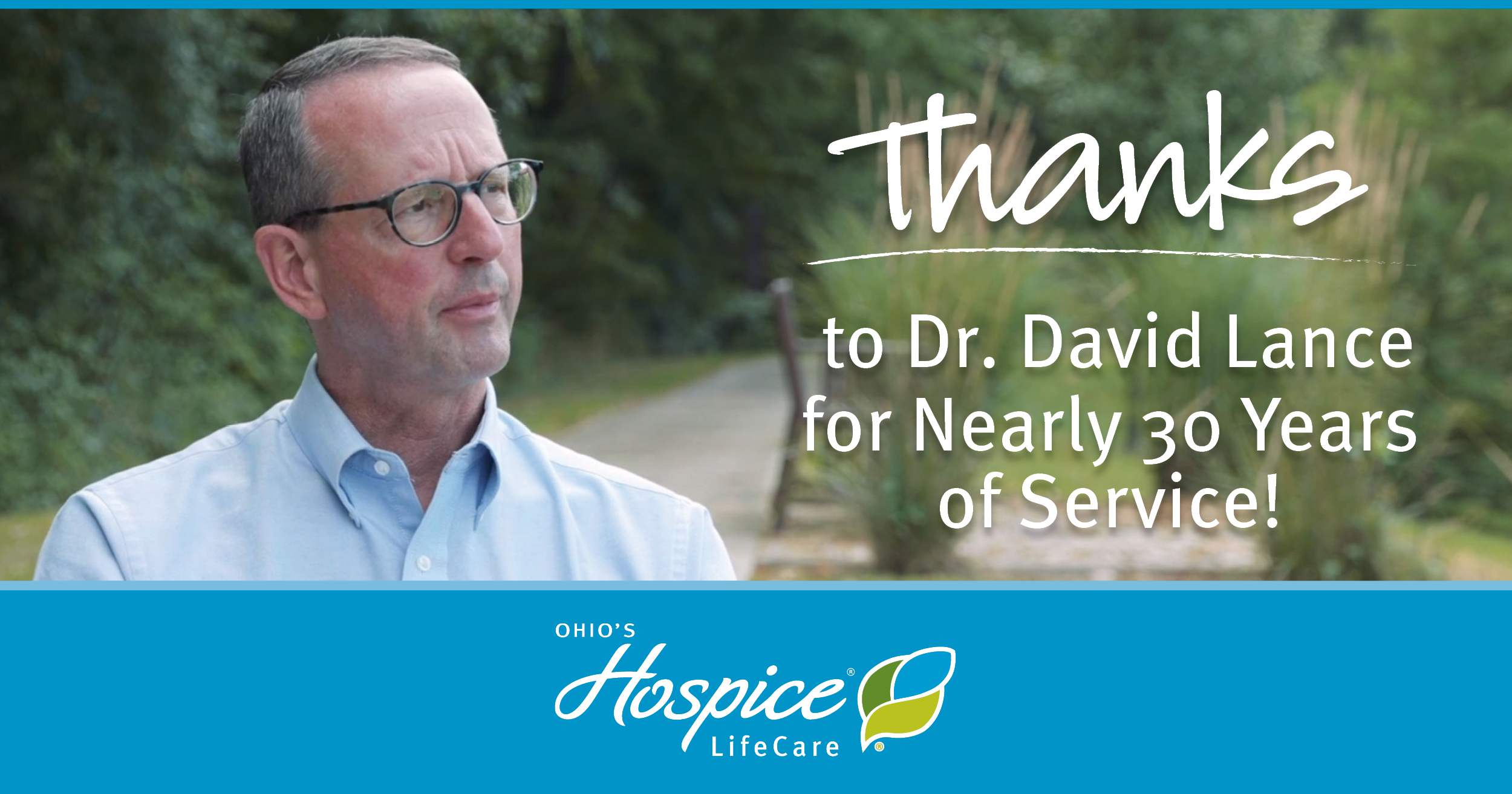 Thanks to Dr. David Lance for Nearly 30 Years of Service!