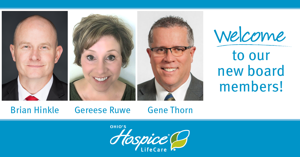 Welcome to our new board members! - Ohio's Hospice LifeCare