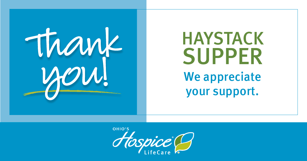 Thank you Haystack Supper! We appreciate your support. - Ohio's Hospice LifeCare