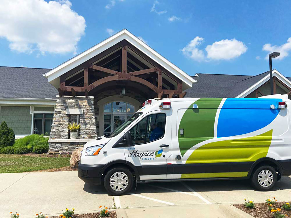 Center for Supportive Care front of building van